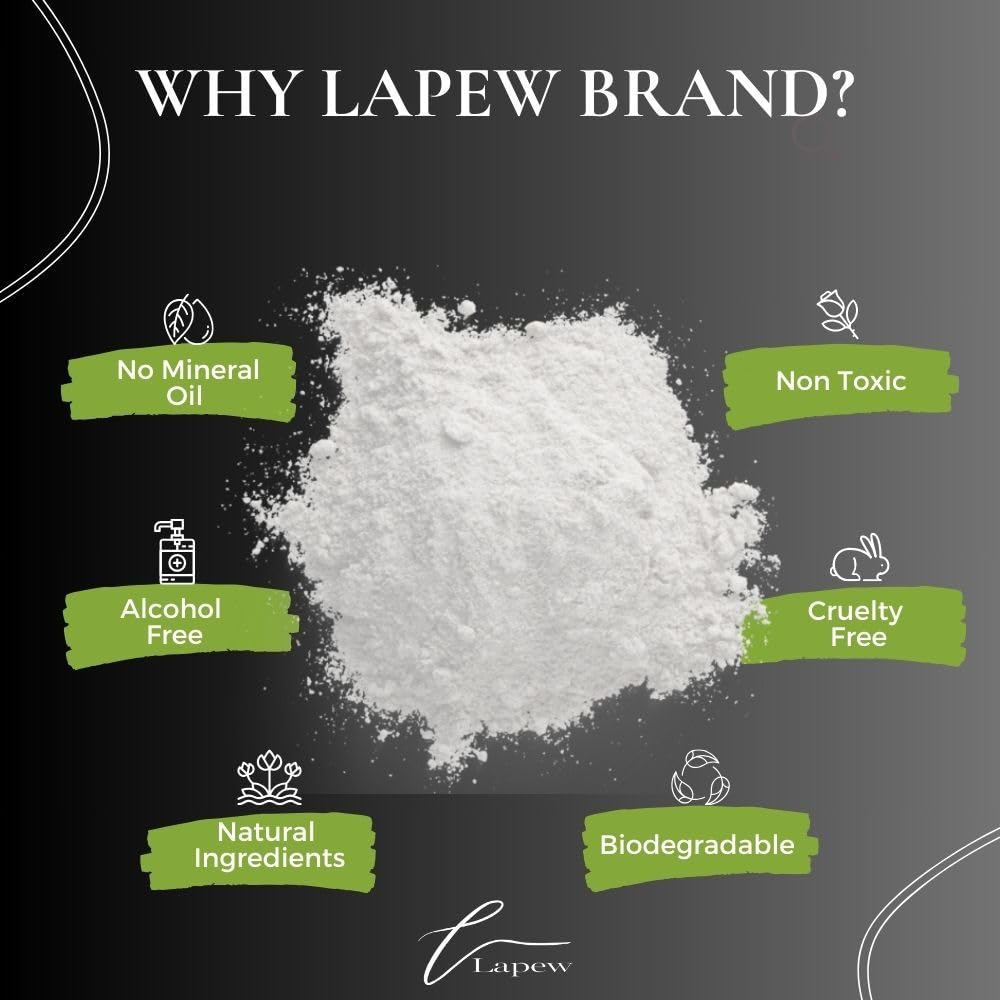 Lapew Sandalwood Rose Carpet Freshener Powder: Powerful Odor Eliminator for Home, Upholstery Deodorizer, Carpet Deodorizer, Pet Urine, Cat Litter Box - Sandalwood Rose Fragrance.