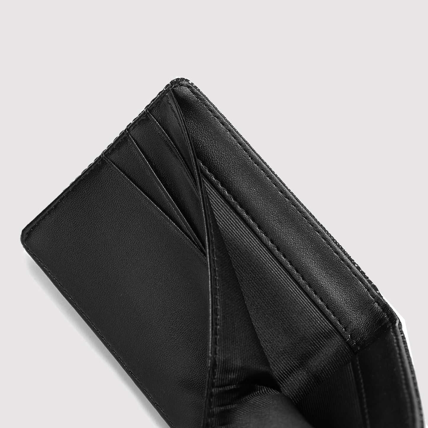 Lanyani Wallet For Teen Kids Boys Teenager Men Small RFID Bifold Wallets Thin Minimalist (camo black