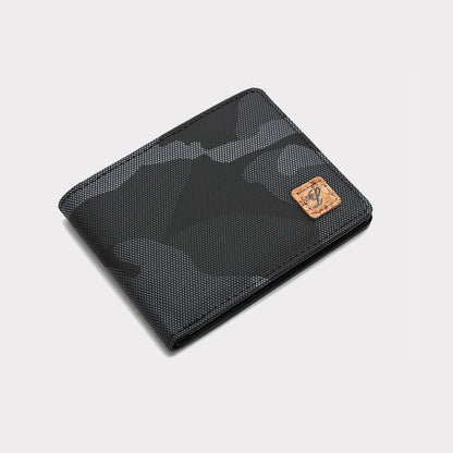 Lanyani Wallet For Teen Kids Boys Teenager Men Small RFID Bifold Wallets Thin Minimalist (camo black