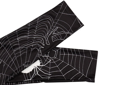 Womens Halloween Skeleton Leggings Pumpkin Costume Cosplay Tight Leggings M Black Spider Web