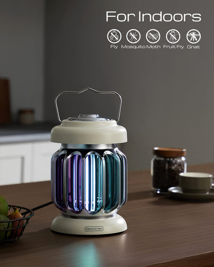 2-Pack Hybrid Spectrum, Dusk-to-Dawn Bug Zapper Outdoor Bug Zapper Indoor Bug Zapper Mosquito Repellent Outdoor Patio Mosquito Zapper Fly Zapper Fruit Fly Trap for Indoors Killer with Light Sensor