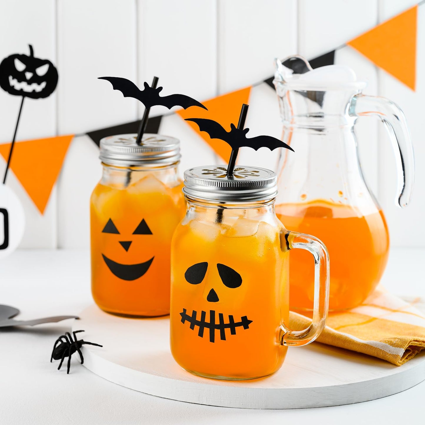 WRAPAHOLIC Halloween Bats Stickers Roll - Tiny Black Bat Design, 1.6 x 0.8 Inch, 500 Total Labels, Perfect for Gift Wrap & Shipping, Halloween, Kids Treat Bags, Outdoor Use