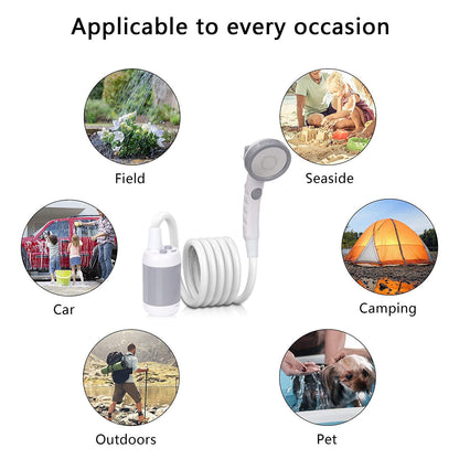 Iron Hammer Portable Shower Camp Shower Rechargeable Shower Camping Shower pet Shower