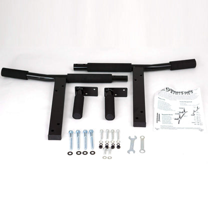 Iron Core Athletics Joist Mount Pull Up Bar with 2 Pull Up Assist Bands - Heavy Duty Joist Mounted Pull-Up/Chin Up Bar