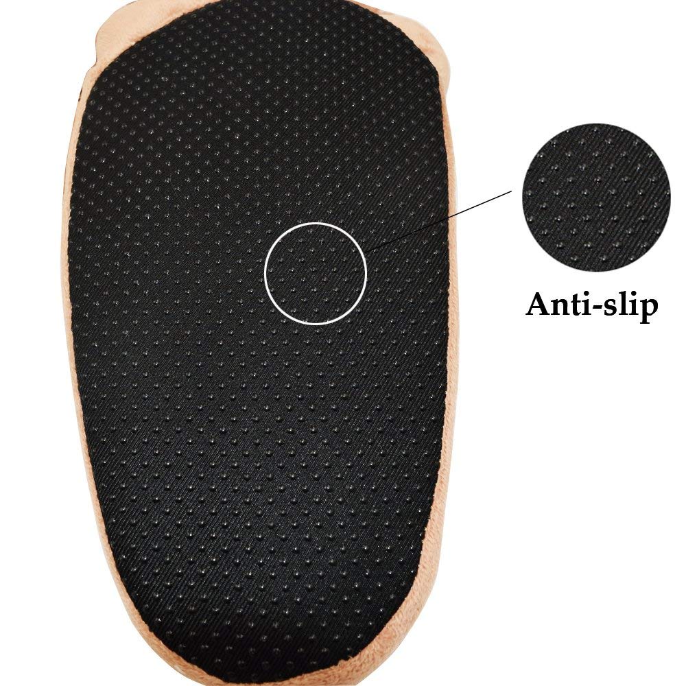 Ibeauti Womens Furry Monster Adventure Slippers, Comfortable Novelty Warm Winter Hobbit Feet Costume Gift Slippers for Teens Adults