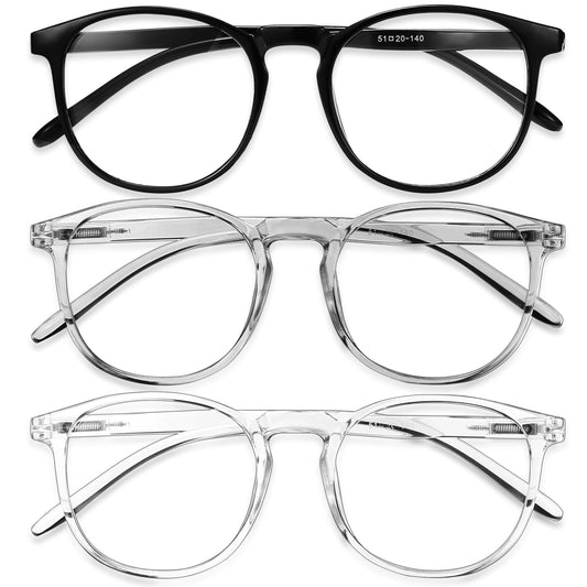 IBOANN Iconic Blue Light Glasses for Woman - Computer Glasses up to 99% Blue Light Blocking - Anti Eyestrain & UV Glare