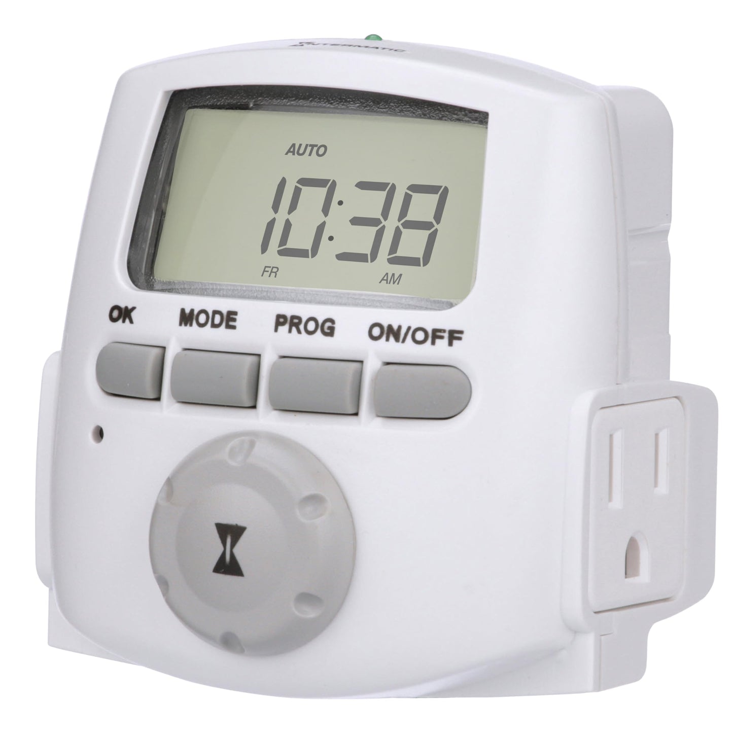 Intermatic DT620 Heavy Duty Indoor Digital Plug-inTimer - Full 7-Day Programming Options - Timer for Lighting, Fans & Small Appliances