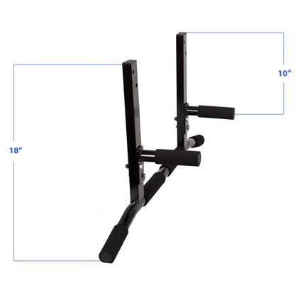 Iron Core Athletics Joist Mount Pull Up Bar with 2 Pull Up Assist Bands - Heavy Duty Joist Mounted Pull-Up/Chin Up Bar