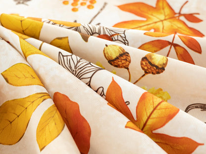 YiHomer Fall Thanksgiving Tabletop Collection for Kitchen Dining Decoration Parties Harvest, Fall Leaves, Napkin Set, 20 x 20