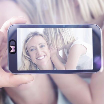 IMNEXT2U Laptop Camera Cover Slide 3 Pack Ultra Thin Slide Laptop Camera Cover for Echo Show, Smartphone, Computer, Tablet, Chromebook, PC - Butterfly