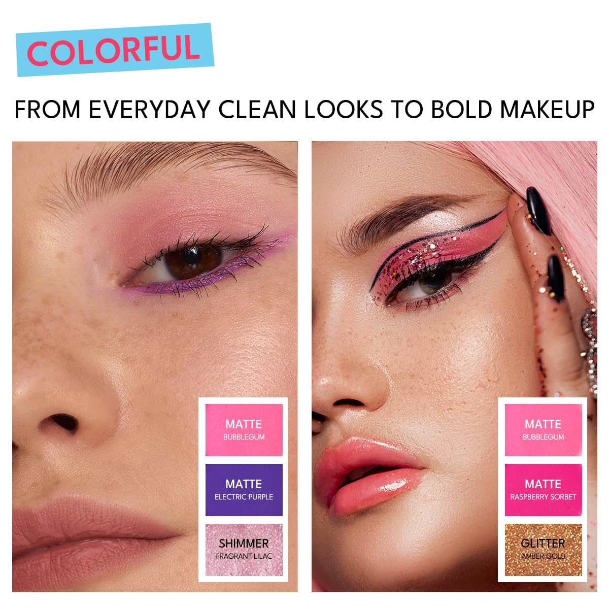 imakeupnow 45 Shades Eyeshadow Palette, Highly Pigmented Colorful Collection Makeup Palette, Matte Shimmer Metallic Glitter Eye Shadow For Long Lasting Eye Make Up