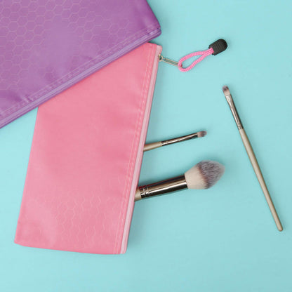 LABUK 29pcs Zipper Pencil Pouches, Small Zipper Pencil Bags, Waterproof Pencil Cases, for Office School Travel Cosmetics 12 Colors