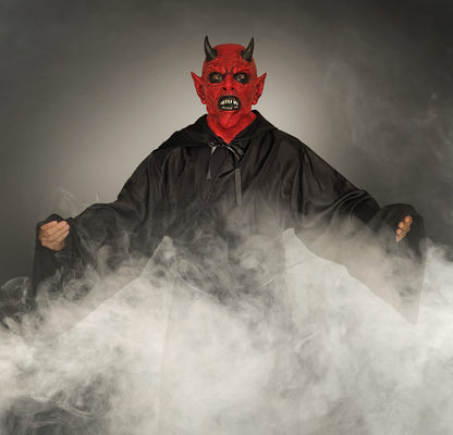 Zadin Algol Devil Mask,Demon Face For Men,Halloween Horror Mask for Adults, Devil Costume, Satan Lucifer Dracula Masquerade