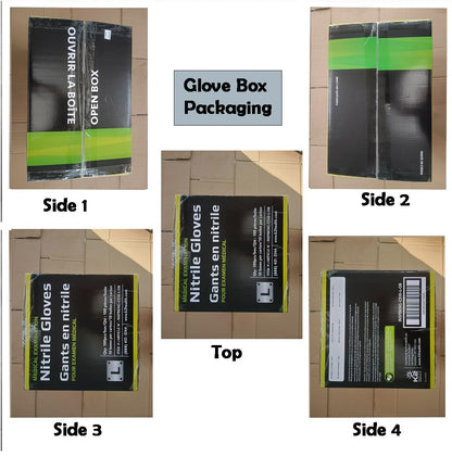 Inspire HEAVY DUTY 6Mil ORIGINAL Quality Stretch Nitrile Gloves Black Disposable Latex Free | Medical, Exam, Food, Industrial, Mechanic Tattoo (6Mil Black, Medium)