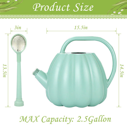 2.5 Gallon Watering Can for Outdoor Plants Bottle for Watering Indoor Outdoor Plants,Modern Plant Watering Can Large Long Spout with Sprinkler Head