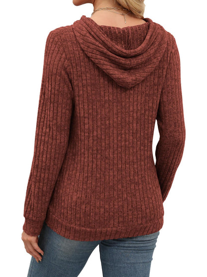 Womens Sweaters Early Fall Fashion Clothing 2025 Long Sleeve Shirts for Women Blouses Dressy Casual Hoodies Cute Tops Trendy Sweatshirts Christmas Holiday Halloween Outfits Winter Clothes Caramel M