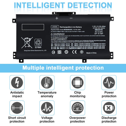 IEFUU LK03XL Battery Compatible with HP Envy X360 Convertible Notebook 15m-cn0xxx 15m-cn0012dx 17m-ae0xx 15m-bp 17-ae1xx 15-bq2xx 17t-ce 15m-cn0011dx 15m-bp112dx LKO3XL 916814-855 L09281-855