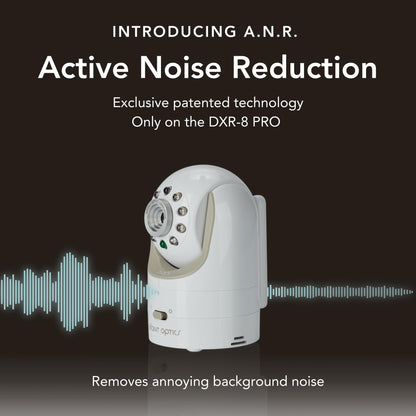 Infant Optics DXR-8 PRO Video Baby Monitor, 720P HD Resolution 5" Display, Patented A.N.R. (Active Noise Reduction), No WiFi, Pan Tilt Zoom, and Interchangeable Lenses