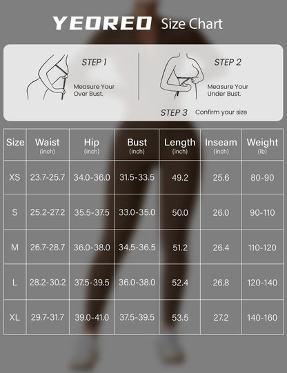 YEOREO Women Long Sleeve Workout Jumpsuit Zip Up Romper Bottom Pants Bodysuit Bodycon Sexy One Piece Coffee M