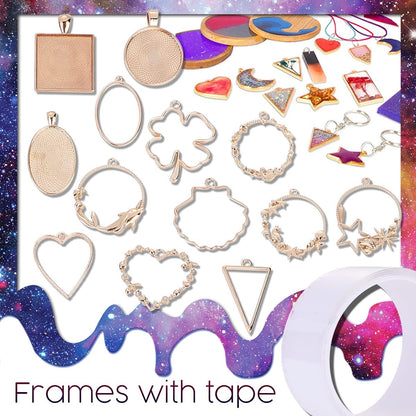 Insnug UV Resin Jewelry Making Kit with Silicone Molds UV Light,DIY Kits Jewelry Bracelet Making Kits Supplies Necklace Keychain Bracelet Arts and Crafts Resin Bundle (Jewelry Set)