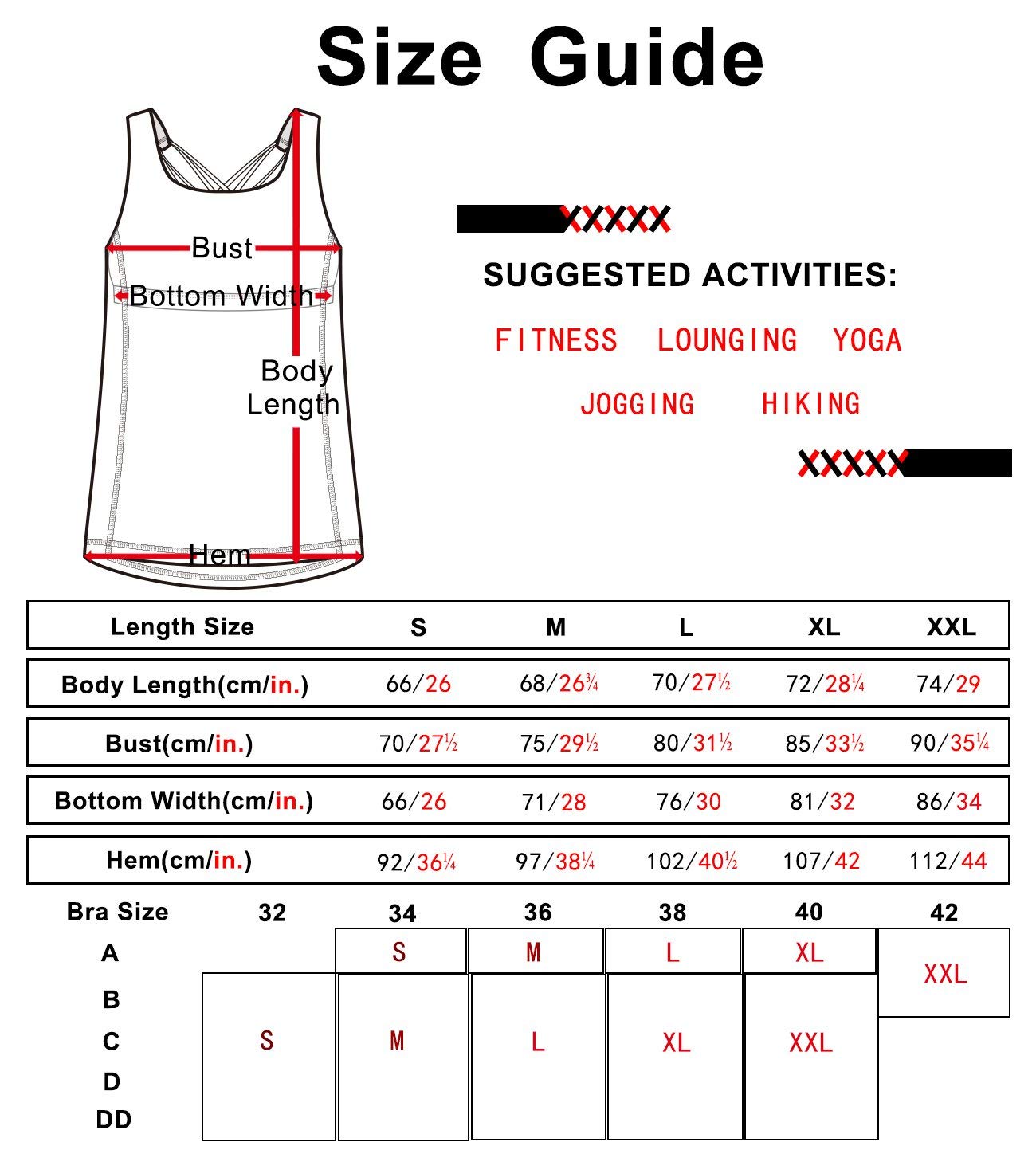 icyzone Yoga Tops Workouts Clothes Activewear Built in Bra Tank Tops for Women (XL, Florida Keys)