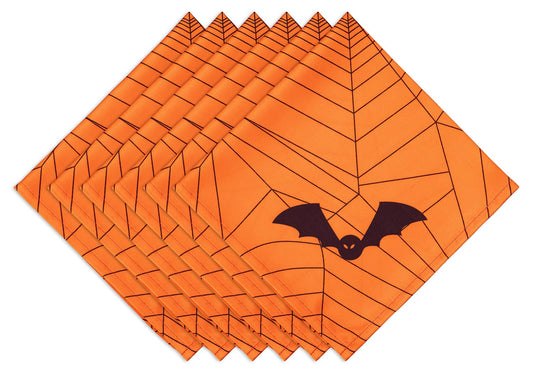 YiHomer Halloween Silhouettes Tabletop for Halloween Decorations, Dinner Parties and Scary Movie Nights, Horror Night, Napkin Set, 20 x 20