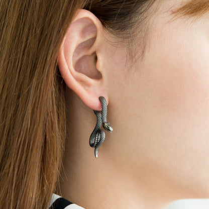 HZMAN Interesting Stainless Steel Goth Hip Hop Earrings for Men Women Stud Earring Jewelry Gift