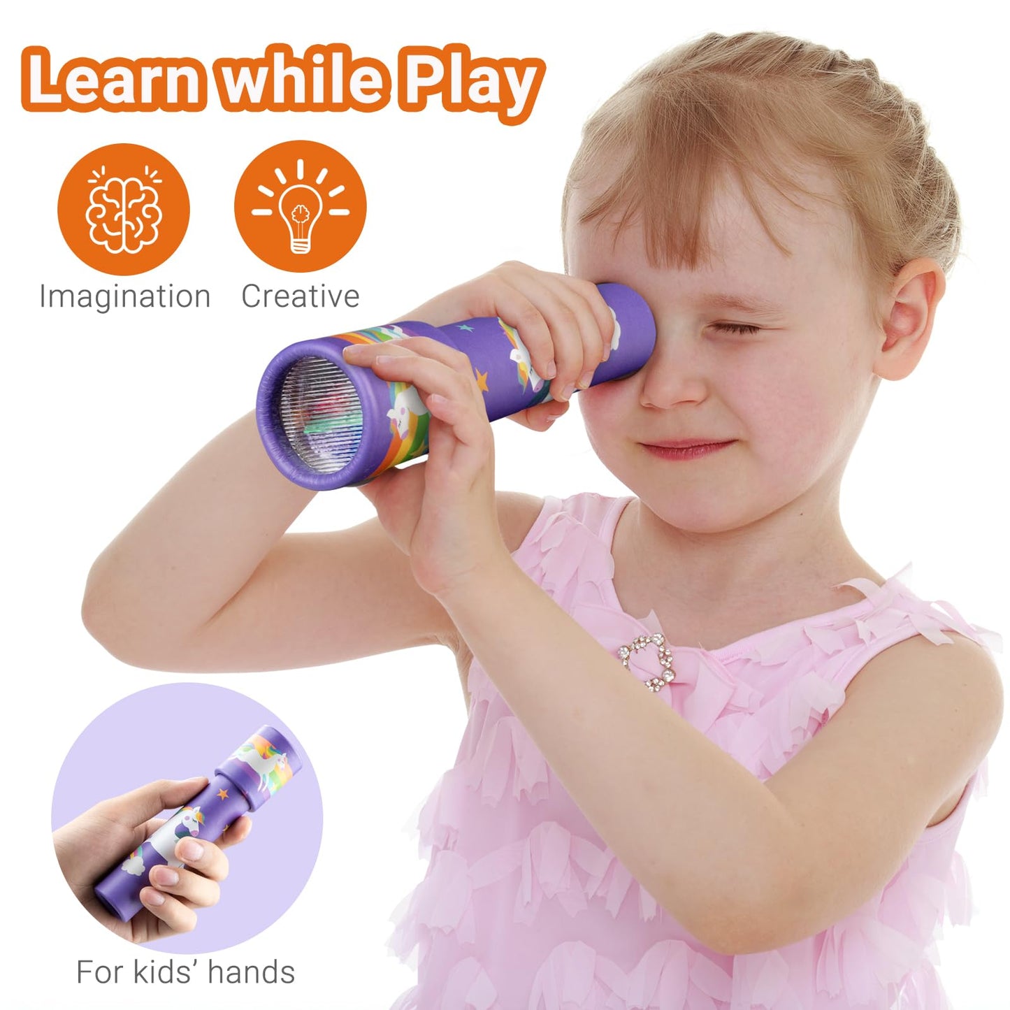 iKeelo 12PCS Classic Kaleidoscope - Return Gifts for Kids Birthday, Retro Educational Kaleidoscopes Toy, Party Favor, Gift Bag Filler, School Carnival Prize and Stocking Fillers