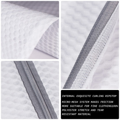 2 XX-Large Honeycomb Mesh Laundry Bag Delicates Durable for Washing Machine,24 x 24 Inches lingerie bags for Laundry, Travel Storage Organize Bag for Cotton Clothes,Sheet,Sweater, Shoes