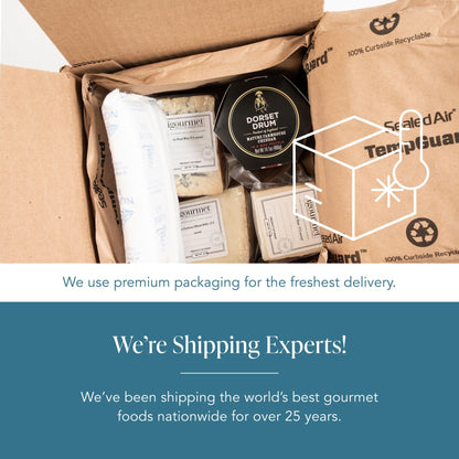 igourmet Holiday Cheese Sampler - Premium Christmas Gourmet Cheese Assortment and Sampler with Manchego, English Cheddar + More