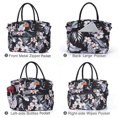 Insulated Lunch Bag for Women/Men,LeakProof Adult Lunch Box,Large Lunch Tote Bag with Removable Shoulder Strap,Portable Reusable Lunch Cooler Bag for Office Work Picnic Beach