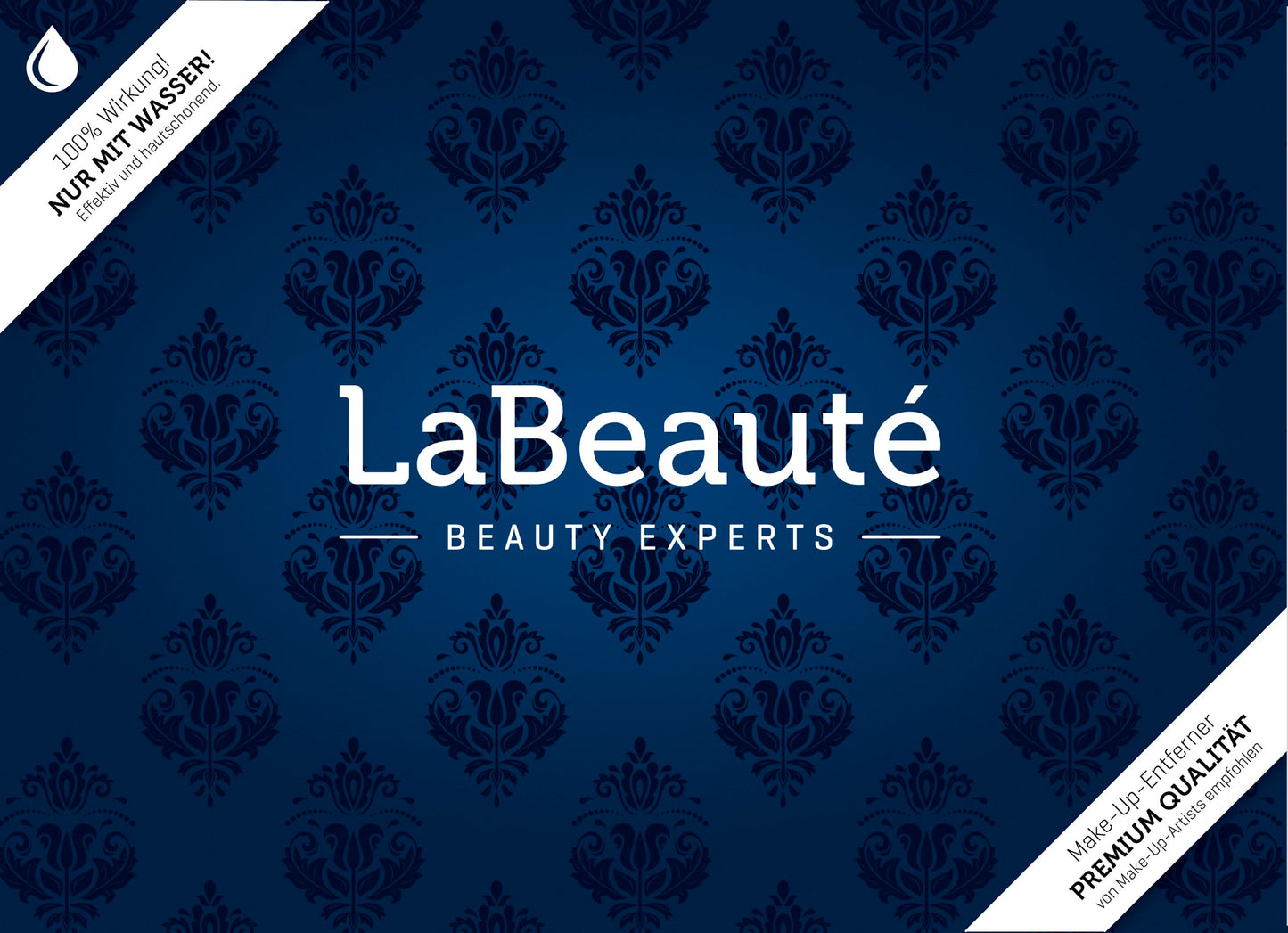 LaBeauté Make-Up Removal Wipes Microfibre (4 Pieces, 21 x 21 cm) Washable and Reusable Make Up Remover Pads, Microfibre Make-Up Pads, for Facial Cleansing and Make-Up Removal (Pink)