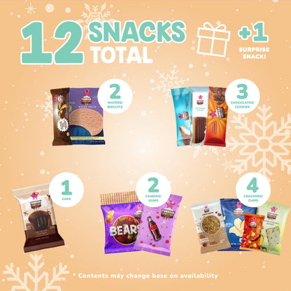 International Snack Box | Premium Exotic Foreign Snacks | Unique Snack Food Gifts | Try Extraordinary Turkish Snacks | Candies from Around the World (Midi Green)