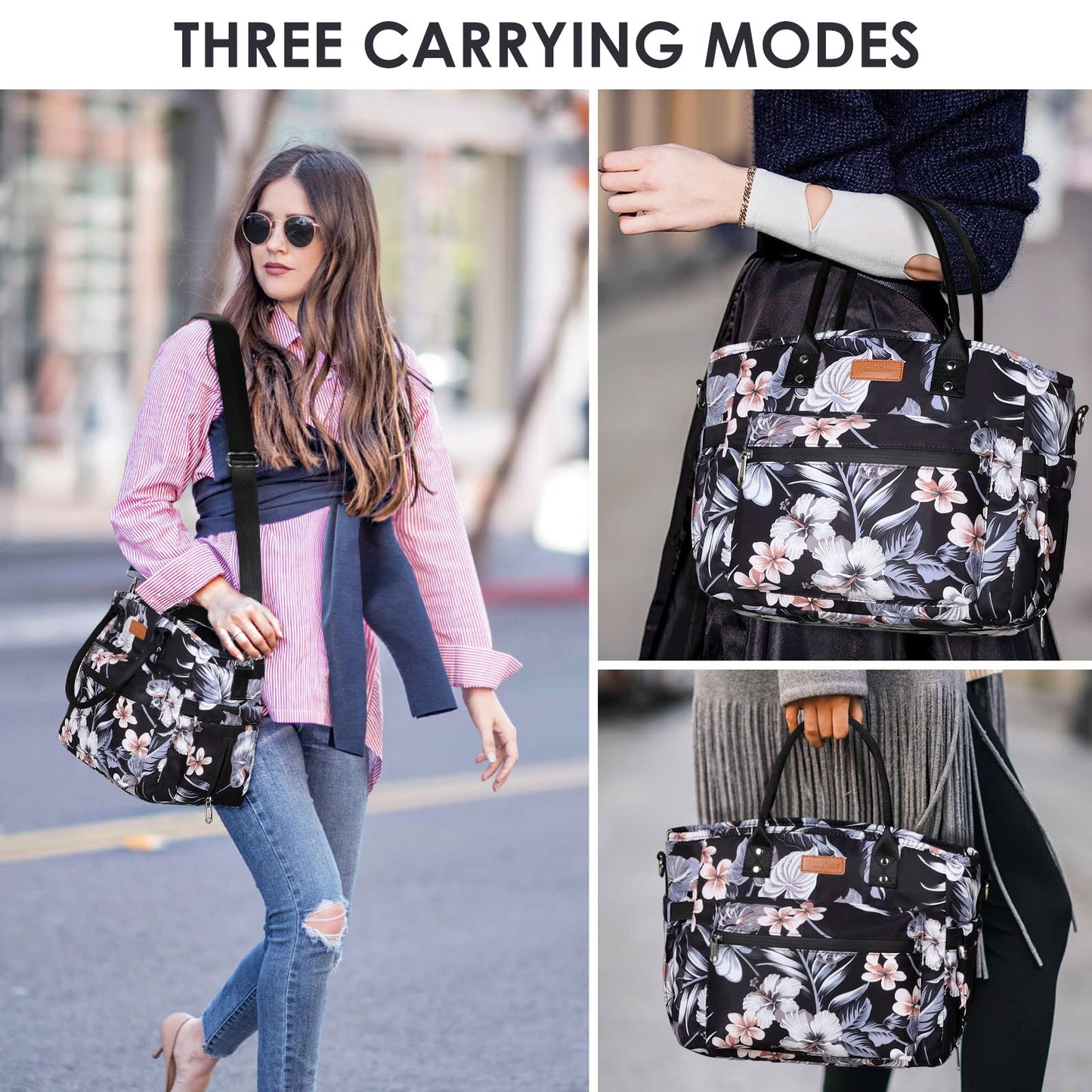 Insulated Lunch Bag for Women/Men,LeakProof Adult Lunch Box,Large Lunch Tote Bag with Removable Shoulder Strap,Portable Reusable Lunch Cooler Bag for Office Work Picnic Beach