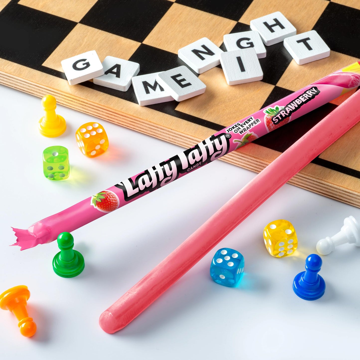 Laffy Taffy Rope Candy, Strawberry Flavor, 0.81 Ounce Ropes (Pack of 24)