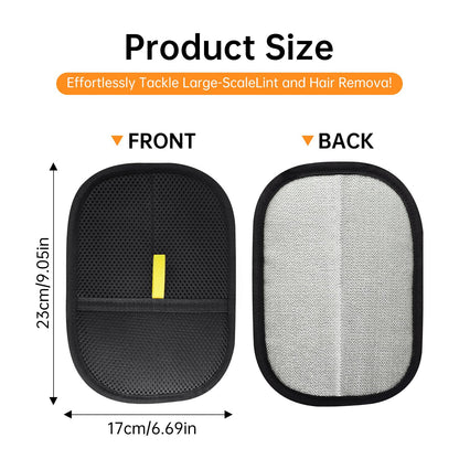 INABULETWO 1 Pcs Pet Hair Removal Gloves Brush, Reusable Cat Dog Electrostatic Hair Remover Grooming Glove Tool