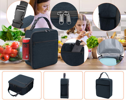 ZM-YOUTOO Lunch Box for Men - Reusable Lunch Bag Men Adult Women- Insulated Small LunchBox