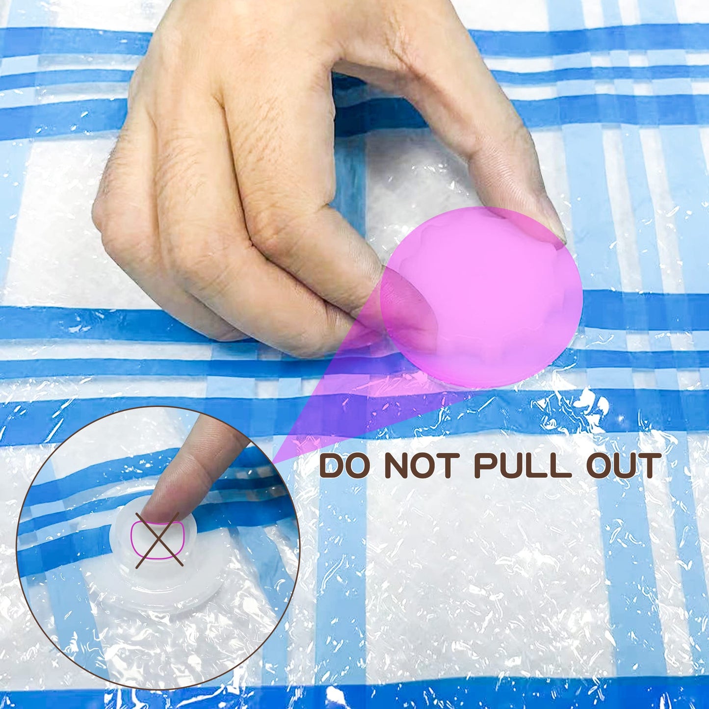 20 Pack Vacuum Storage Bags, Space Saver Bags Compression Storage Bags for Comforters and Blankets, Vacuum Sealer Bags for Clothes Storage (20C)