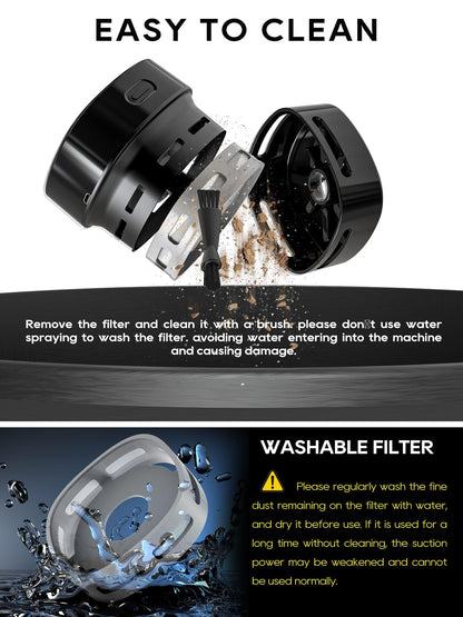 IGOKOTI Desk Vacuum, Mini Vacuum Cleaner, Tabletop Vacuum Cleaners Battery Operated Handheld Design (no Battery Included)