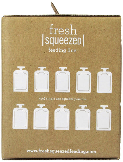Infantino Disposable Squeeze Pouches, Portable Homemade Semi-Solid Food for Babies and Toddlers, 4 Fl Oz (Pack of 50)