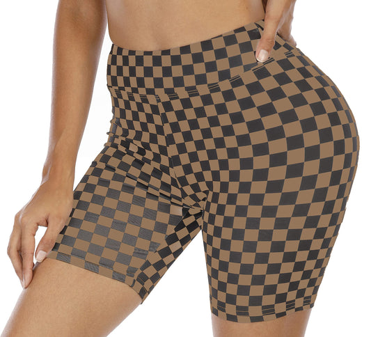 WSPLYSPJY Women's Biker Shorts High Waist Workout Running Tights