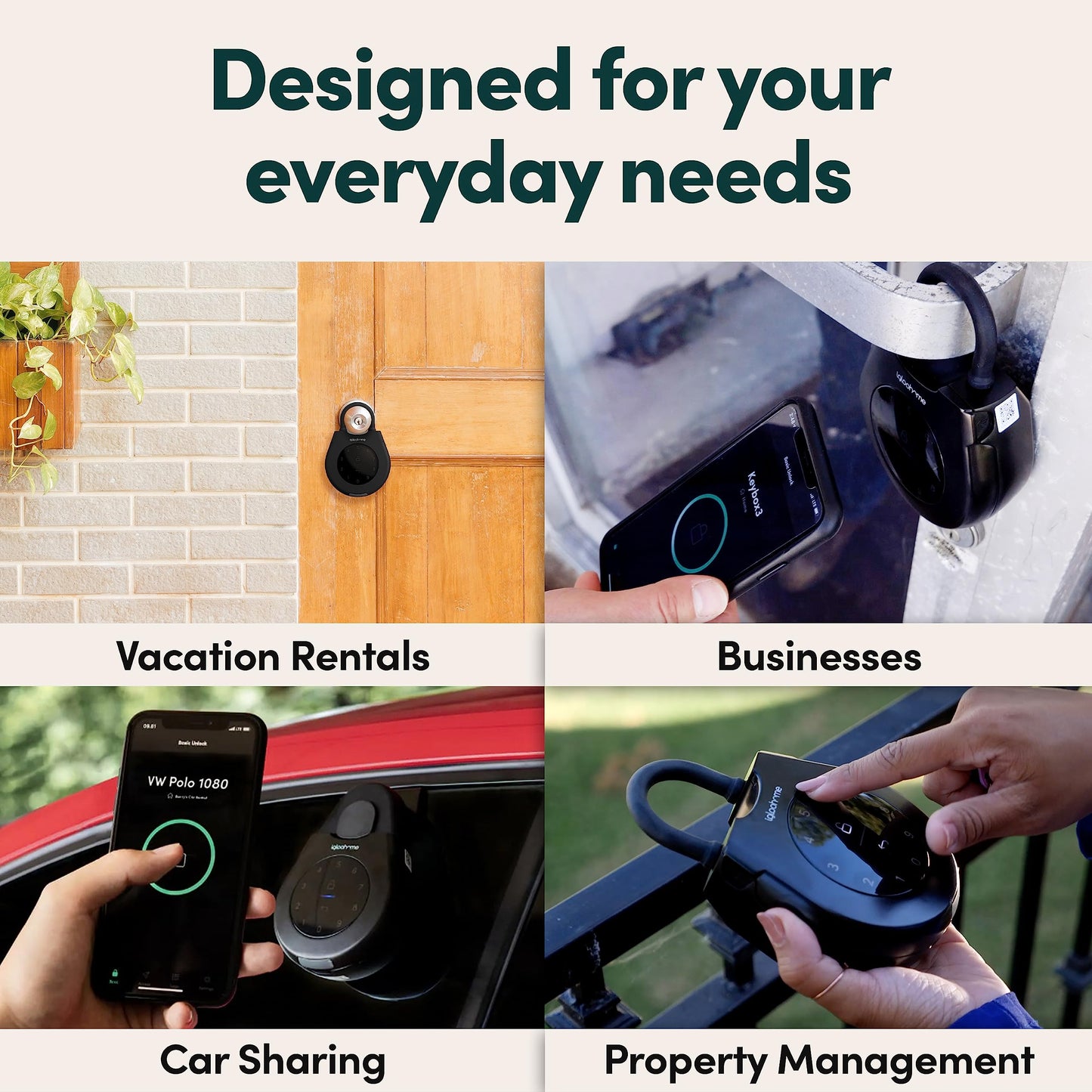 igloohome Keybox 3 Smart Lock Box, Large Key Safe w/Airbnb Sync (iOS/Android) – Remotely Generate Bluetooth-Keys & Pin Codes Without Internet